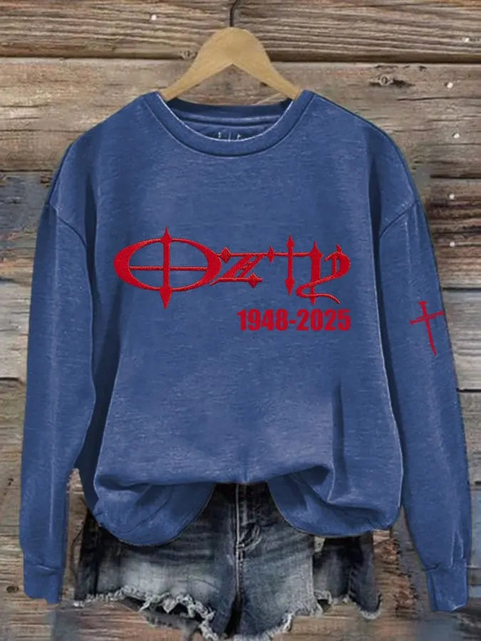 Women's Rock Legend Memorial Printed Casual Sweatshirts