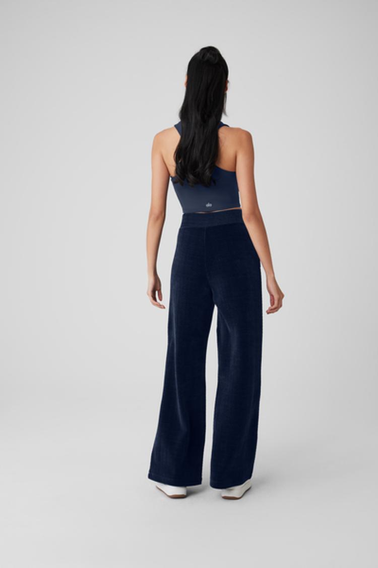 HIGH-WAIST COZY DAY WIDE LEG PANT