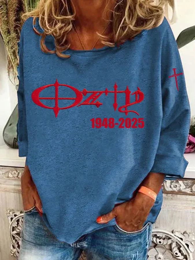 Women's Hot Singer Heat Transfer Casual Sweatshirt