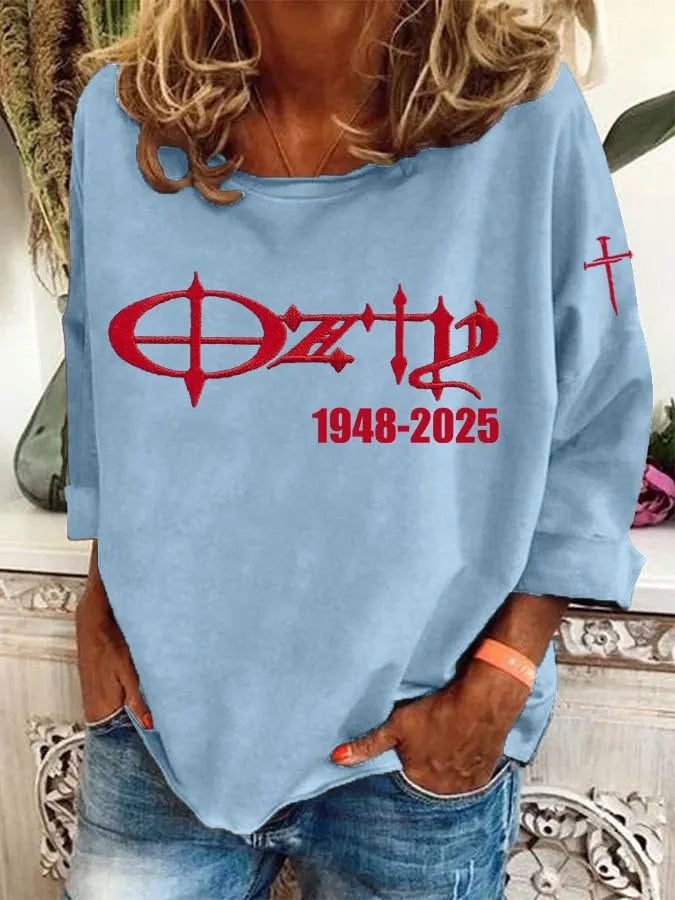 Women's Hot Singer Heat Transfer Casual Sweatshirt