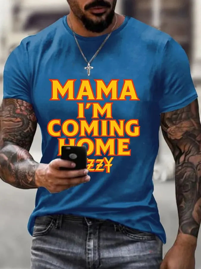 Men's Rock Legend Memorial Printed Casual T-Shirt