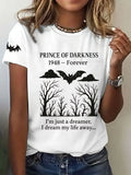 Womens Retro Rock legend Print T-Shirt