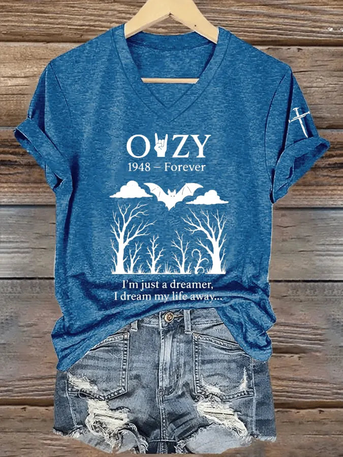 Women's Rock Legend Memorial V-Neck T-Shirt