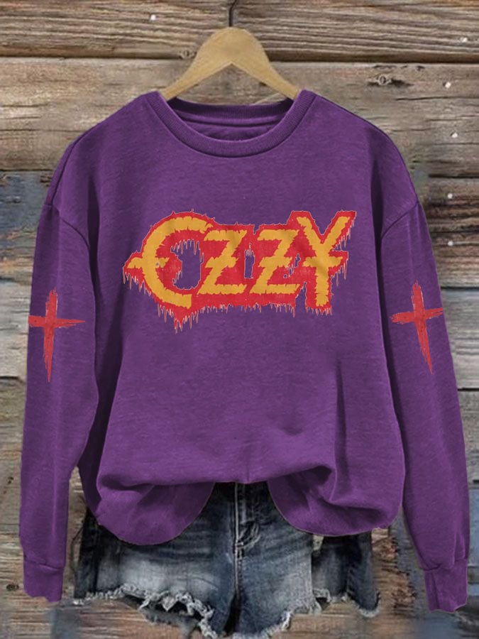 Women's Rock Legend Memorial Printed Casual Sweatshirts