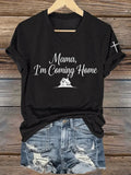 Women's Hot Singer Printed V-Neck T-Shirt