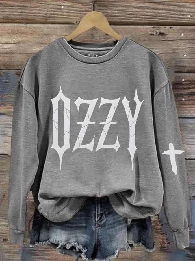 Women's Rock Legend Memorial Printed Casual Sweatshirts