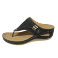 Pain-Relief Wedge Flip Flops for Women – Arch Support Comfort Sandals for Moms (Wide Fit, All-Day Wear)
