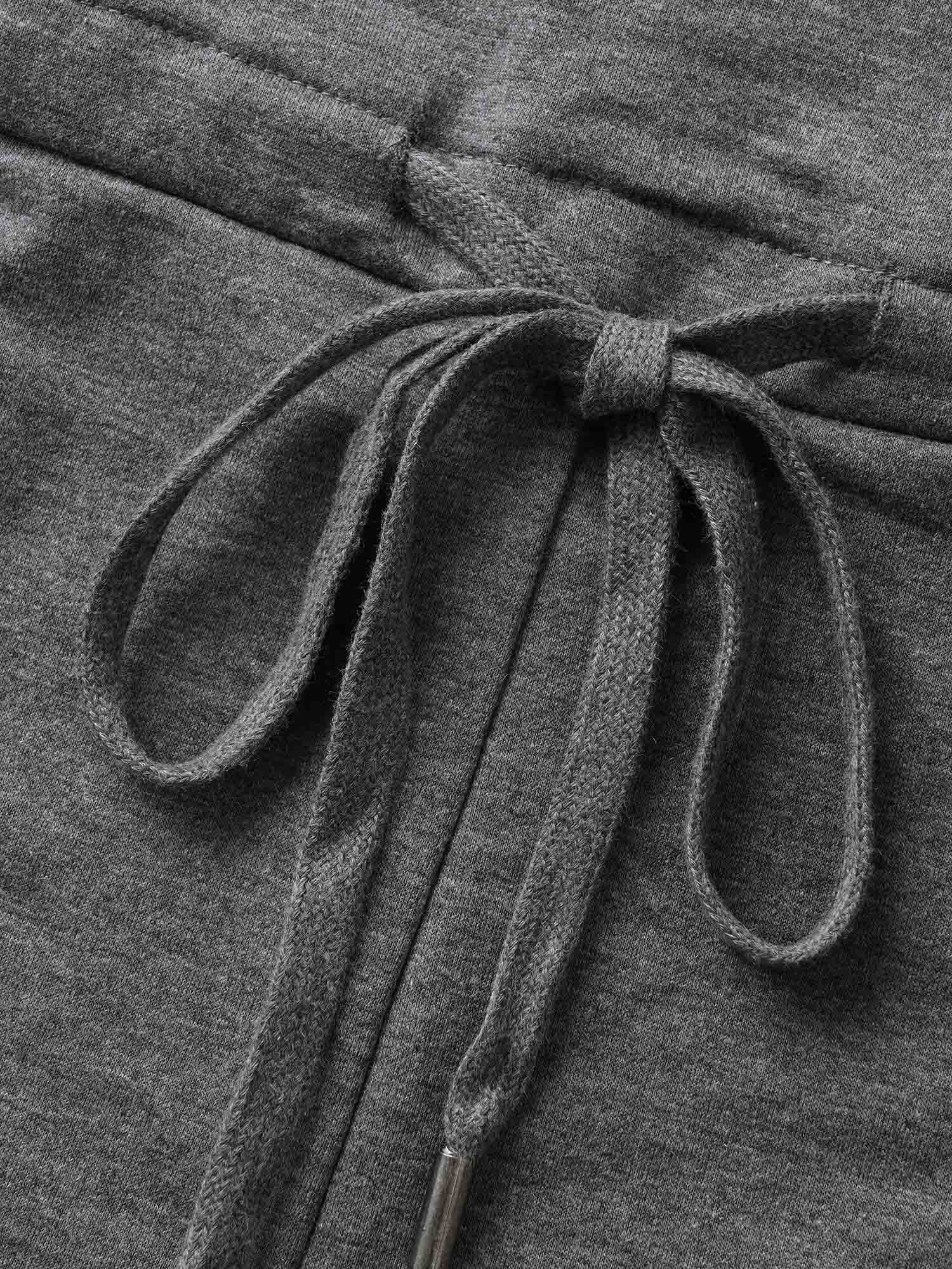Solid Pocket Drawstring Overall Romper