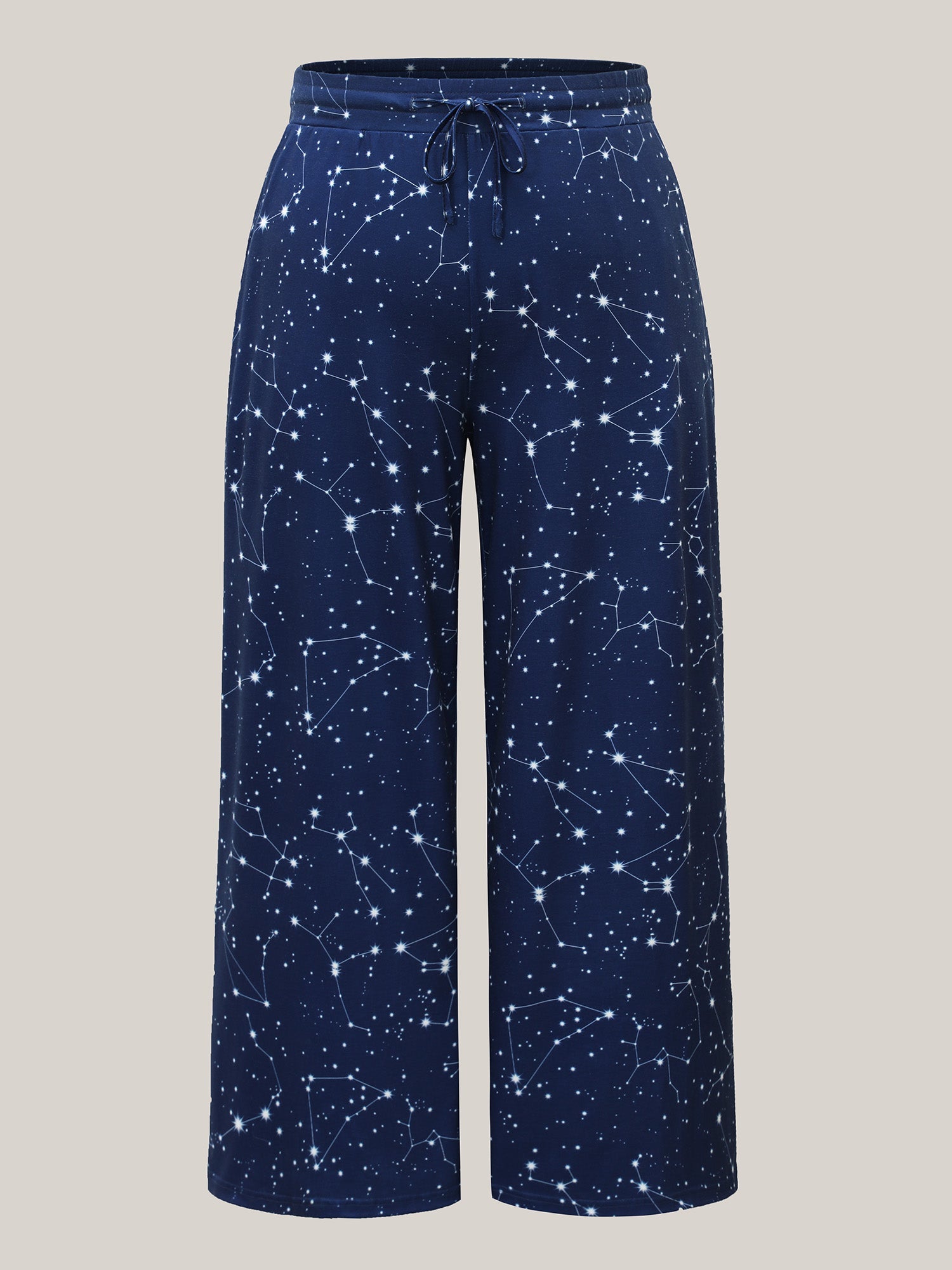 Celestial Print Stretchy Waist Lounge Bottoms