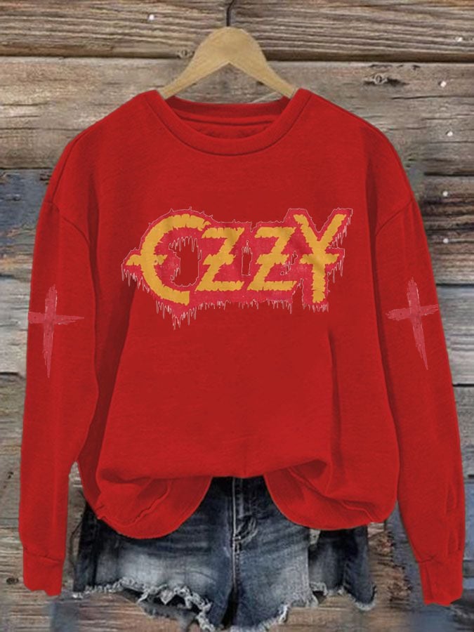 Women's Rock Legend Memorial Printed Casual Sweatshirts