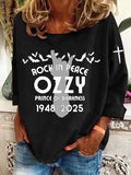 Women's Hot Singer Heat Transfer Casual Sweatshirt