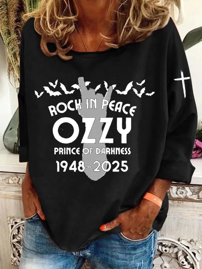Women's Hot Singer Heat Transfer Casual Sweatshirt