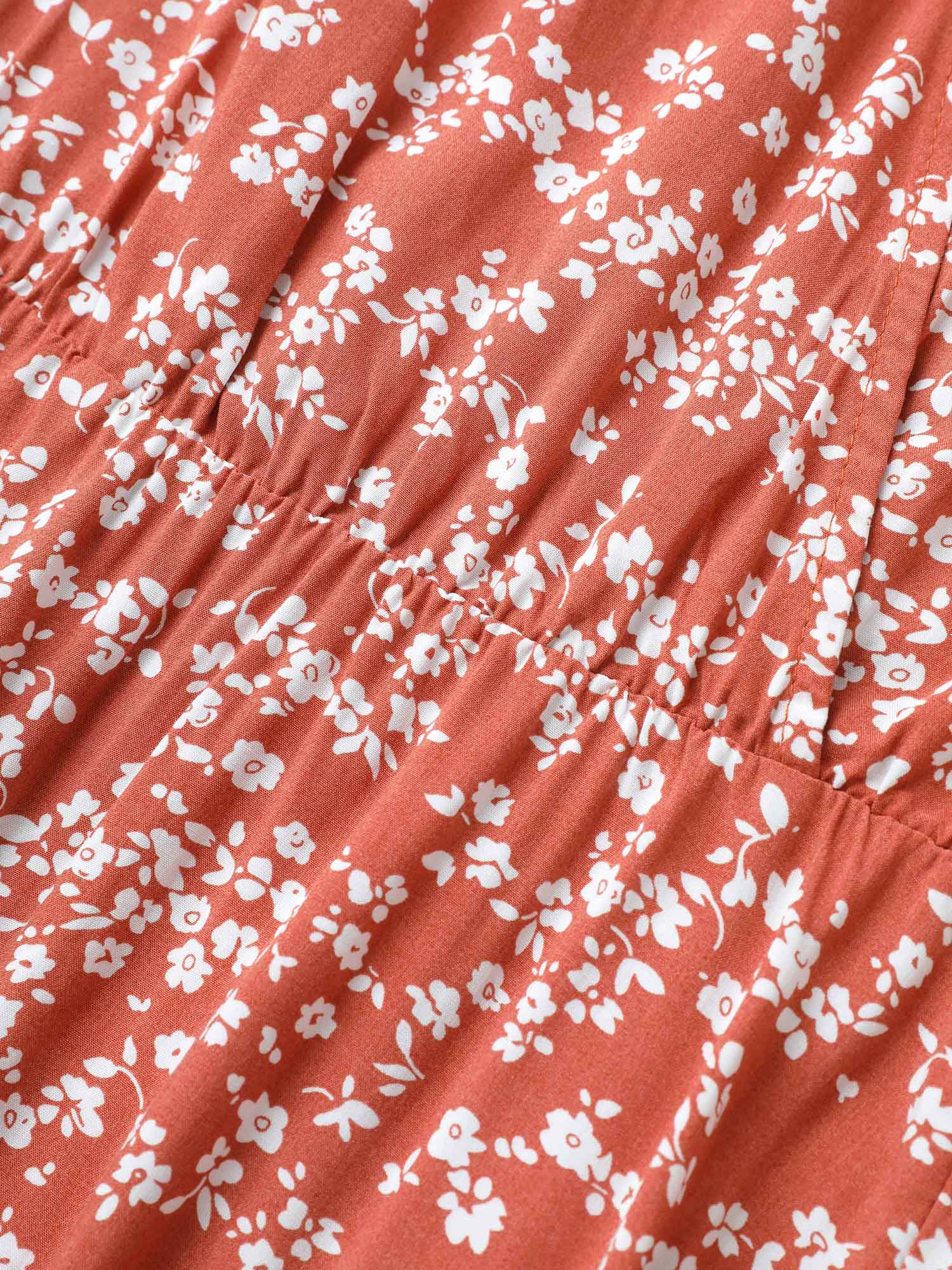 Bloom Dress - Flutter Sleeve Ditsy Floral Pocket Split Maxi Dress