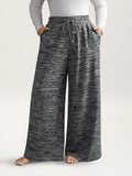 Heather Drawstring Loose Lounge Bottoms