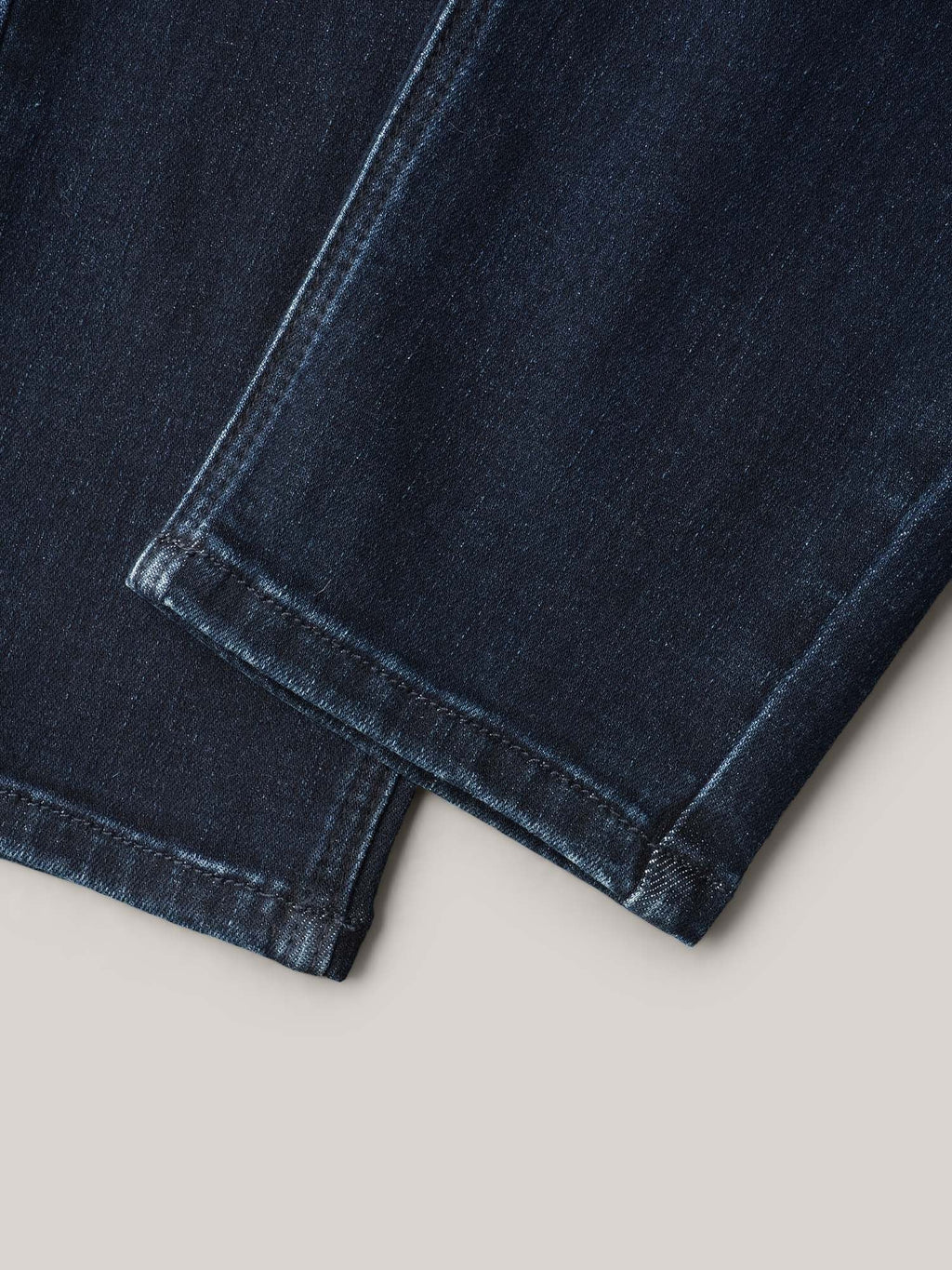 Stretchy Whiskered Waist Skinny Knit Jeans