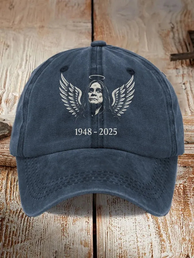 Retro Rip Prince Of Darkness Print Baseball Cap