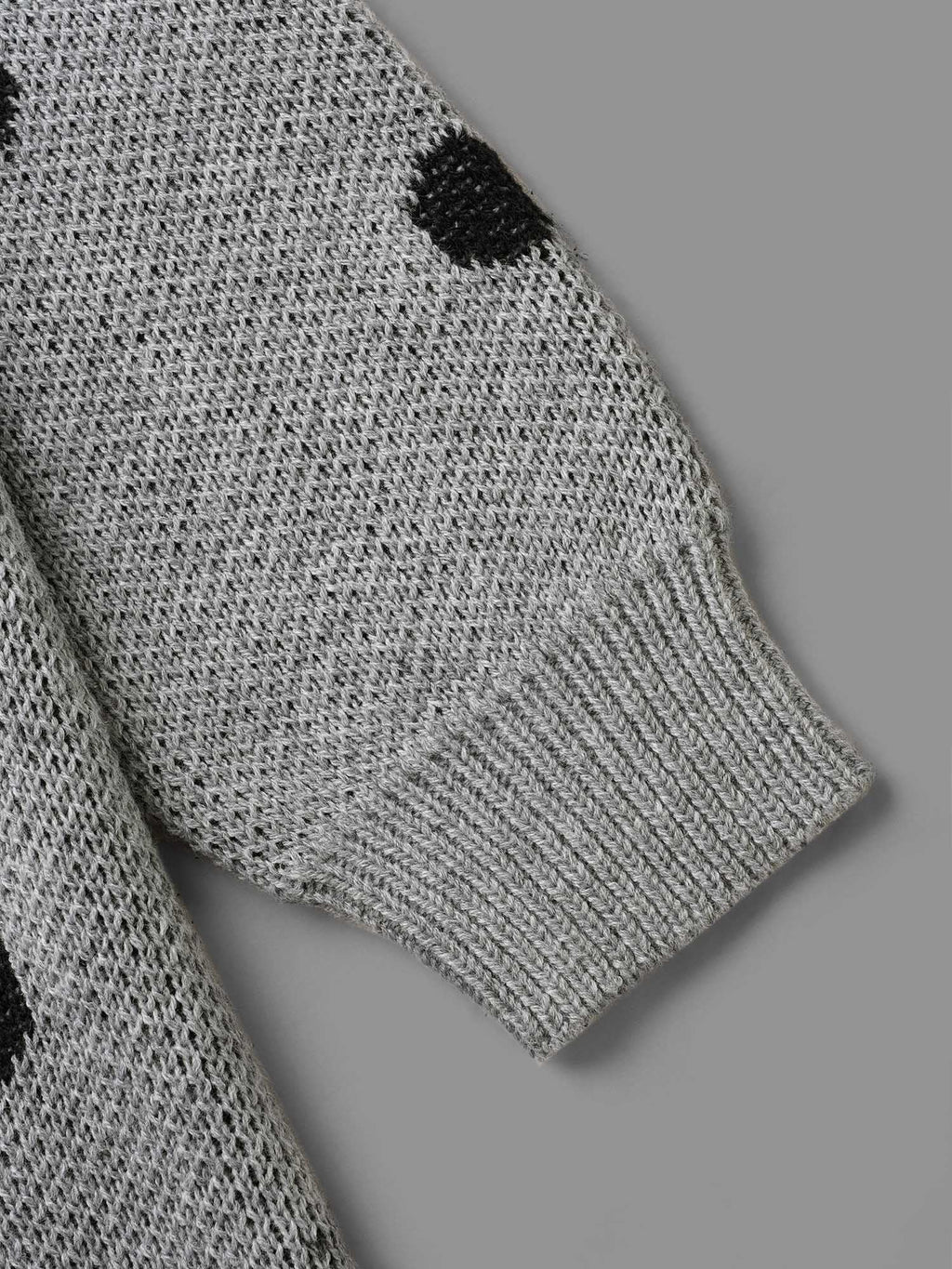 Polka Dot Hooded Patch Pocket Pullover