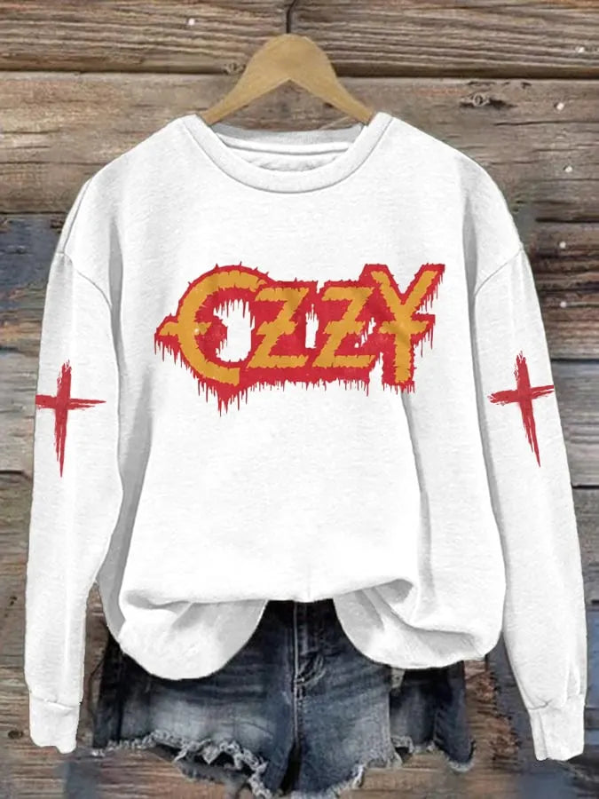 Women's Rock Legend Memorial Printed Casual Sweatshirts