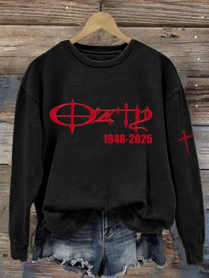 Women's Rock Legend Memorial Printed Casual Sweatshirts
