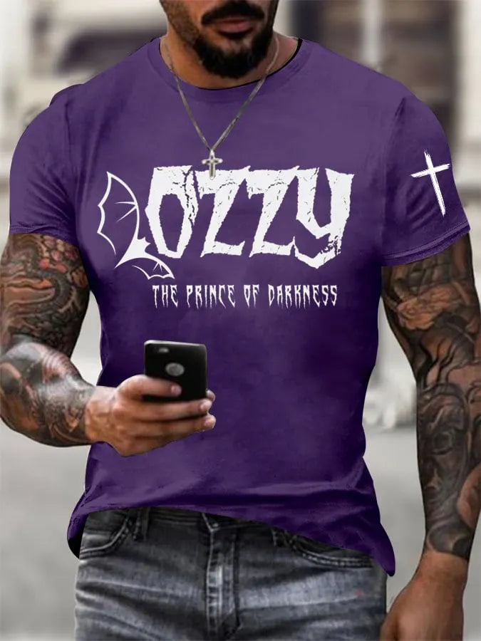 Men's Retro The Father of Heavy Metal Short Sleeve Tee