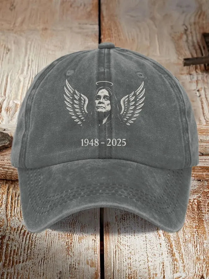 Retro Rip Prince Of Darkness Print Baseball Cap
