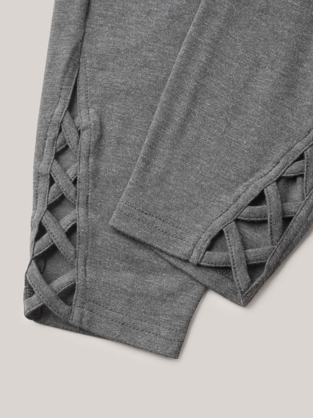 Heathered Mid-Rise Skinny-Fit Leggings