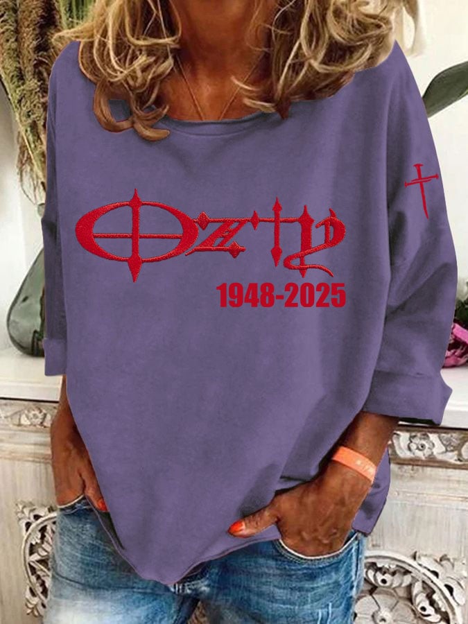 Women's Hot Singer Heat Transfer Casual Sweatshirt