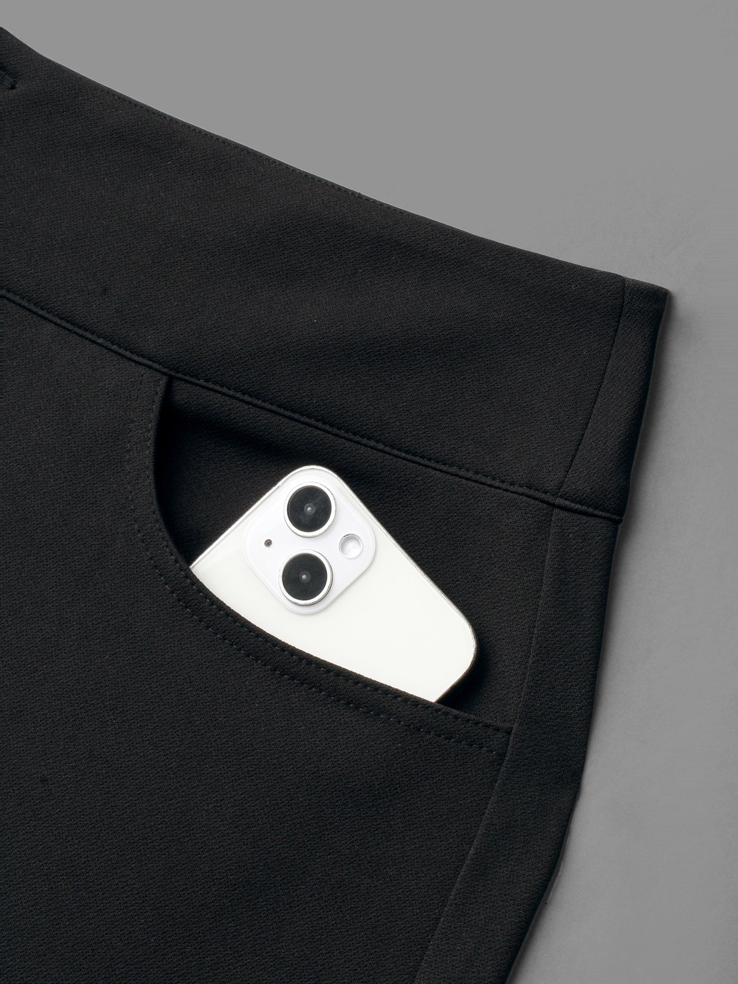 Mid Rise Buckle Detail Skinny Pants