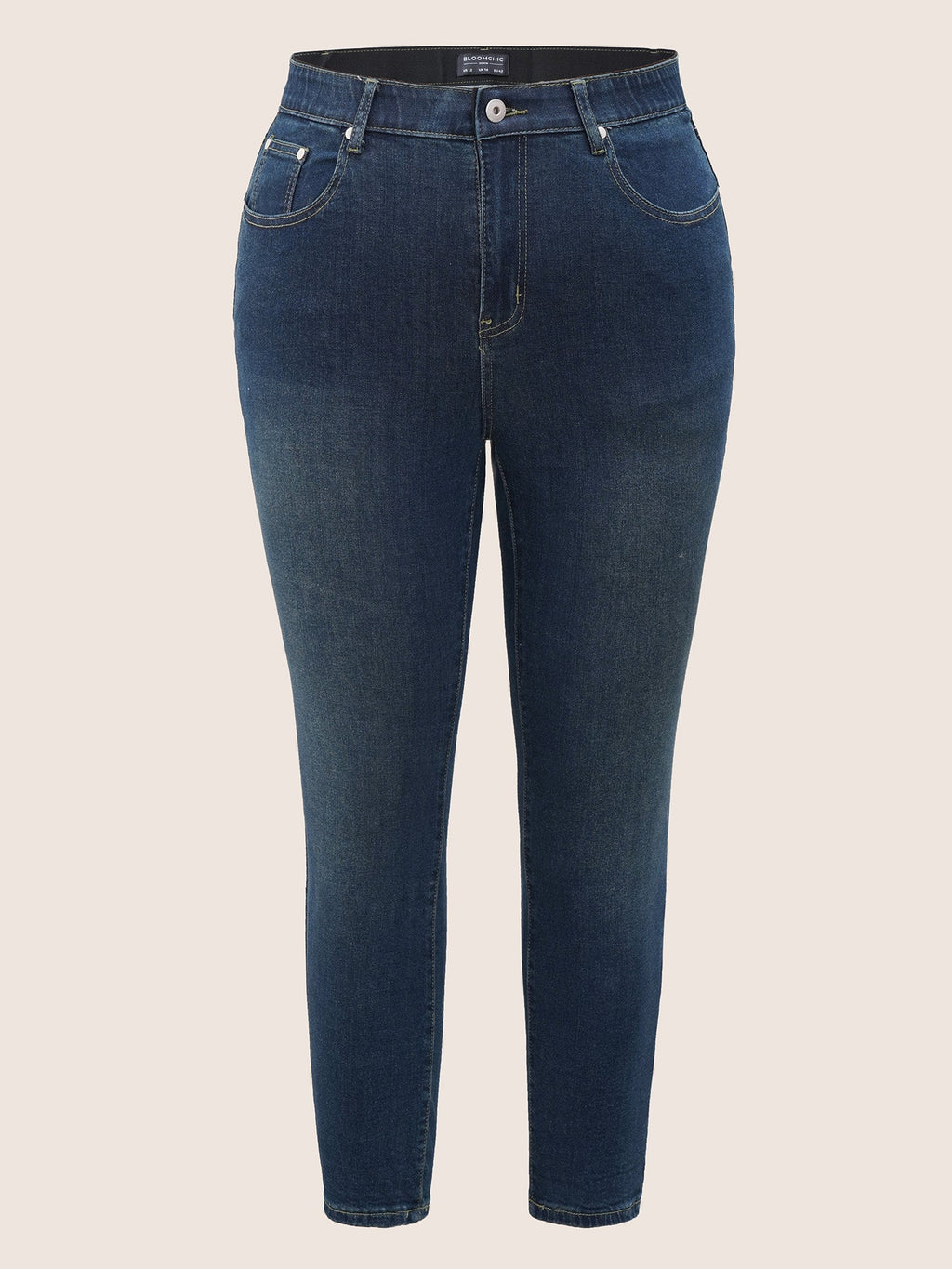 Skinny Very Stretchy High Rise Dark Wash Gap Proof Jeans