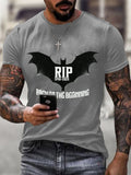 Men's Rock Legend Memorial Printed Casual T-Shirt