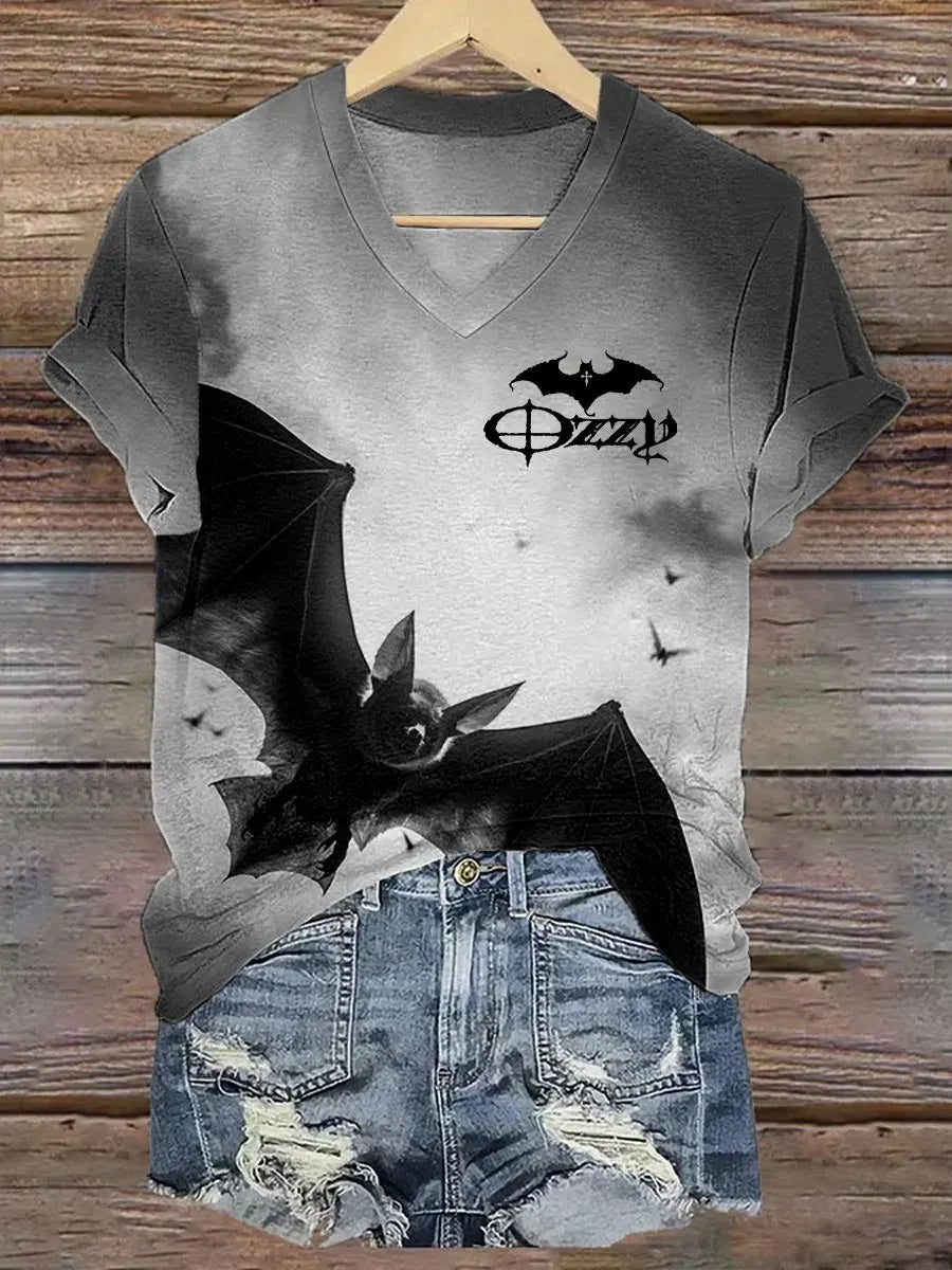 Women's Prince Of Darkness Printed Casual T-Shirt