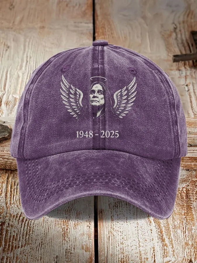 Retro Rip Prince Of Darkness Print Baseball Cap