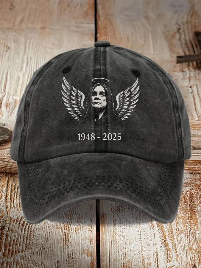Retro Rip Prince Of Darkness Print Baseball Cap