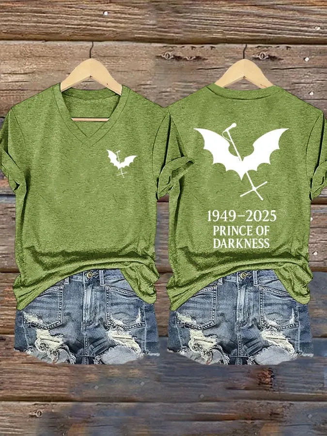 Women's Prince of Darkness Printed Casual T-Shirt
