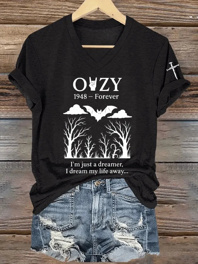 Women's Rock Legend Memorial V-Neck T-Shirt