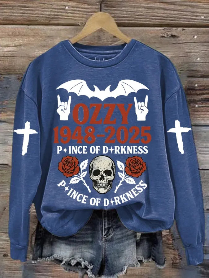 Women's Rock Legend Memorial Printed Casual Sweatshirts