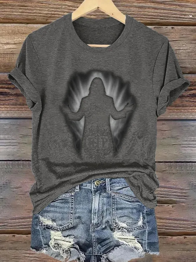 Retro Prince Of Darkness Print T-Shirt