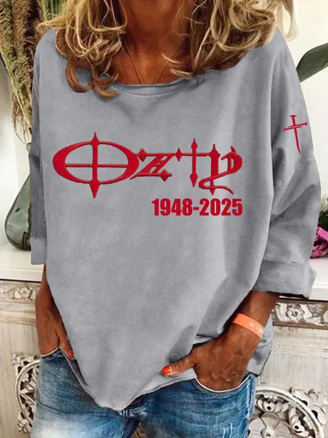 Women's Hot Singer Heat Transfer Casual Sweatshirt