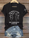 Women's THE PRINCE IS GONE BUT DARKNESS LIVES ON T-Shirt