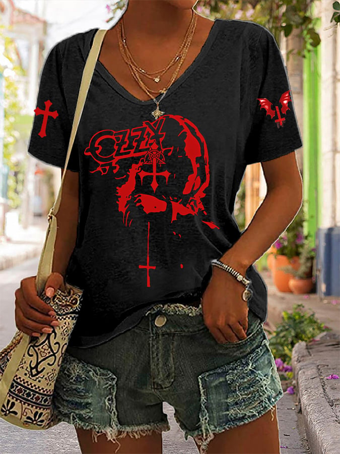 Women's The Father of Heavy Metal Print T-Shirt