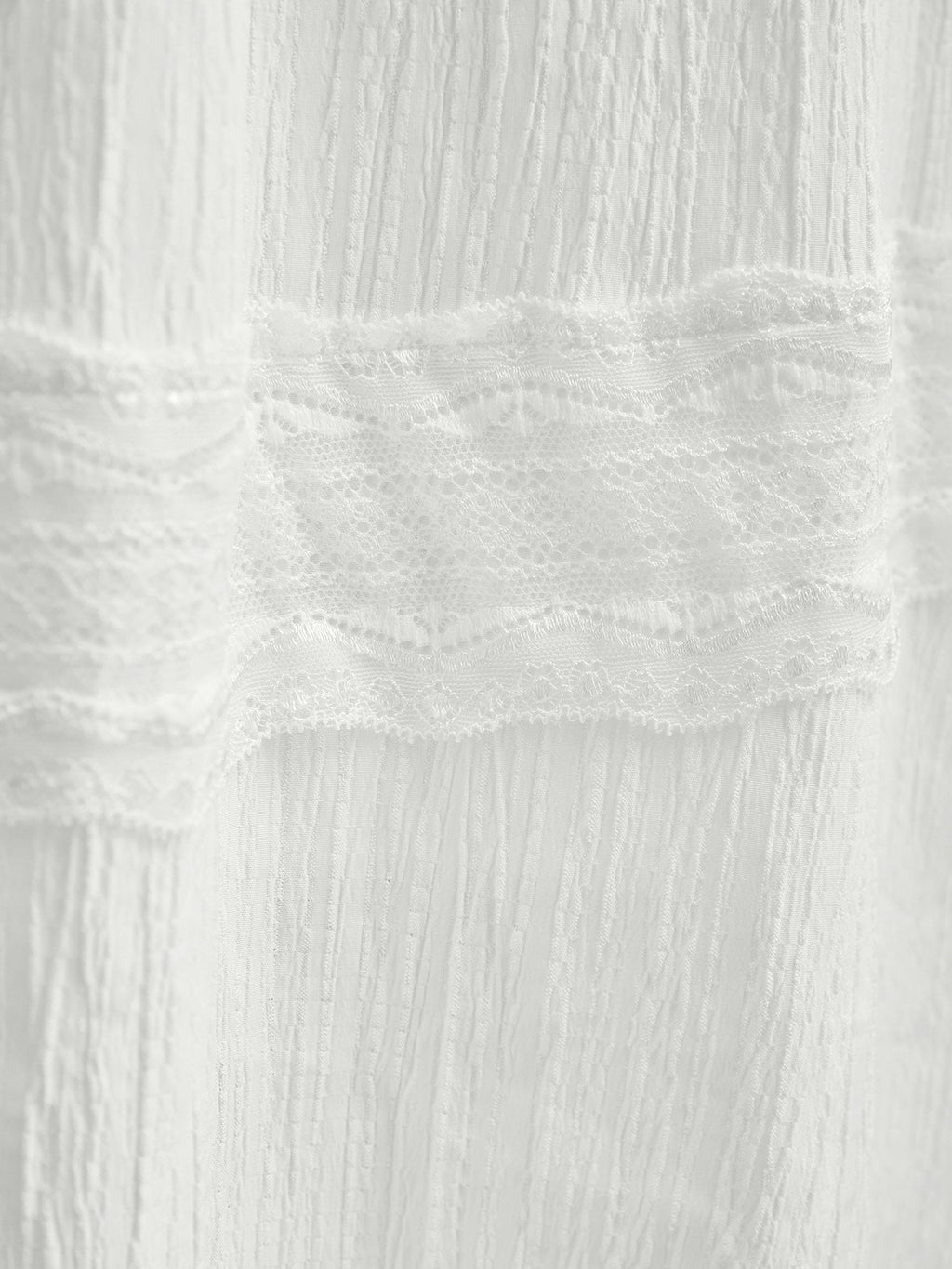 Textured Cut-Out Lace Tied Midi Dress