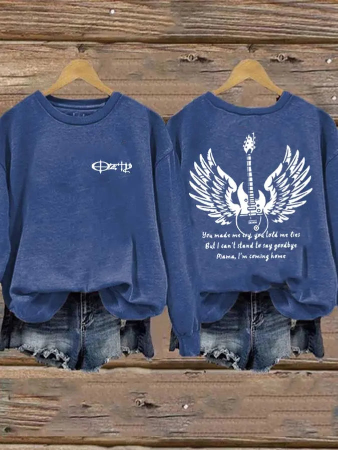 Women's Ozzy Osbourne Printed Casual Sweatshirts