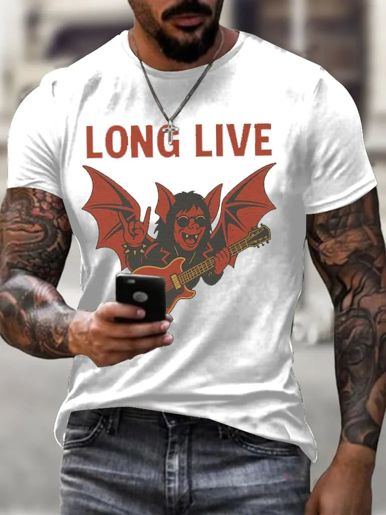Men's Long Live  OZ Printed Shirt
