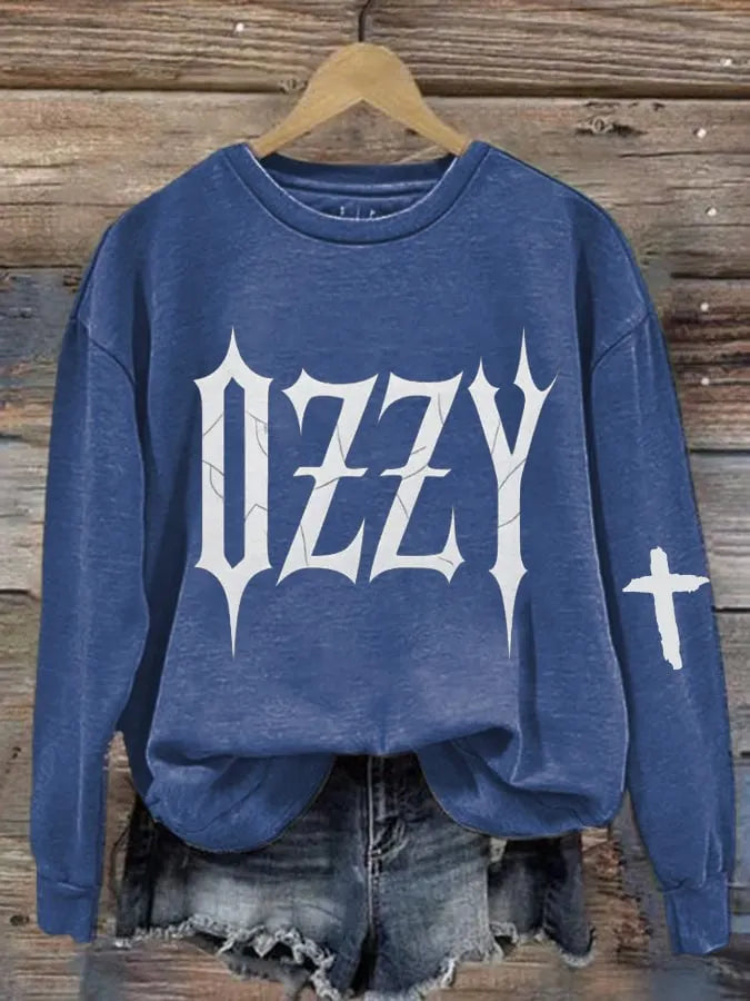 Women's Rock Legend Memorial Printed Casual Sweatshirts