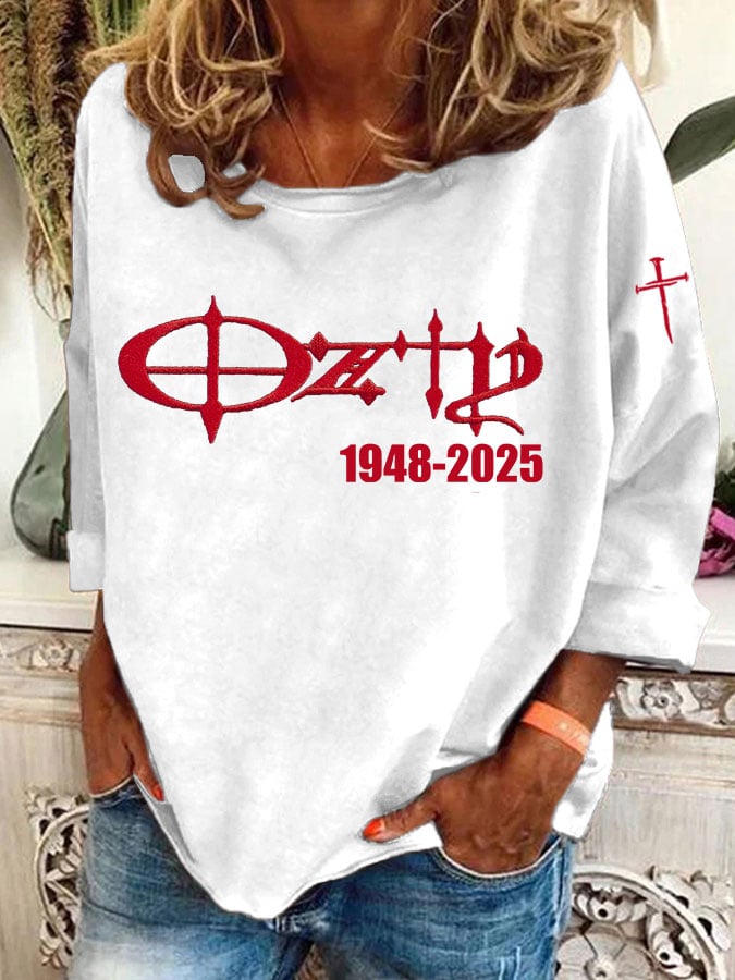 Women's Hot Singer Heat Transfer Casual Sweatshirt