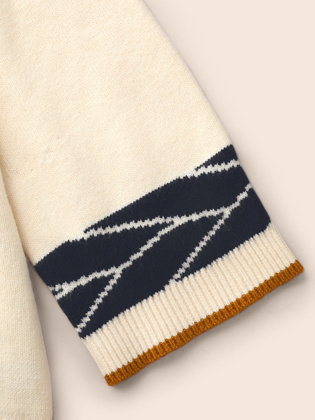Supersoft Essentials Contrast Jacquard Cardigan