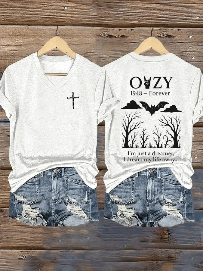 Women's Rock Legend Memorial V-Neck T-Shirt