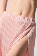 MICRO PLISSE GAME ON LONG SKIRT