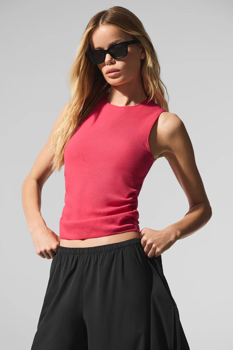 RIBBED EN POINTE TANK