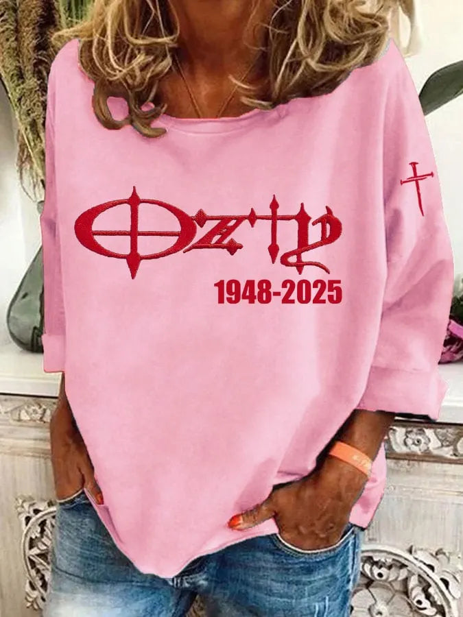 Women's Hot Singer Heat Transfer Casual Sweatshirt